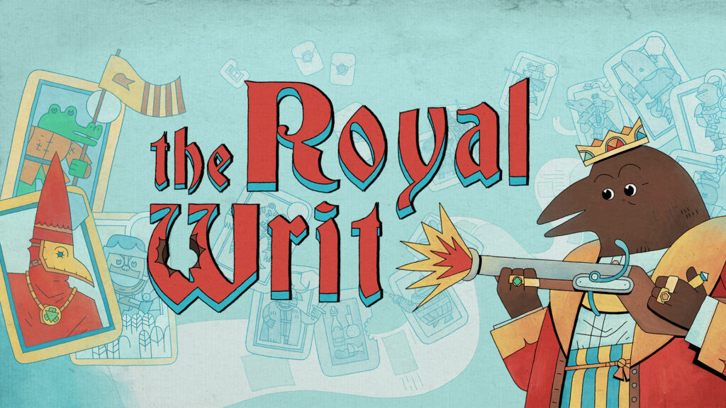 Key Art zum taktischen Deckbuilder The Royal Writ, der am 10. September zu Xbox Game Pass kommt