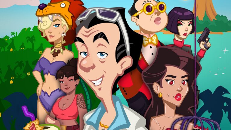 Artwork zu Leisure Suit Larry, dessen letzte zwei Spiele von Steam verschwinden