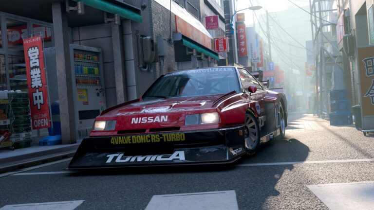 Screenshot from Forza Horizon 6 featuring a racing car on a road