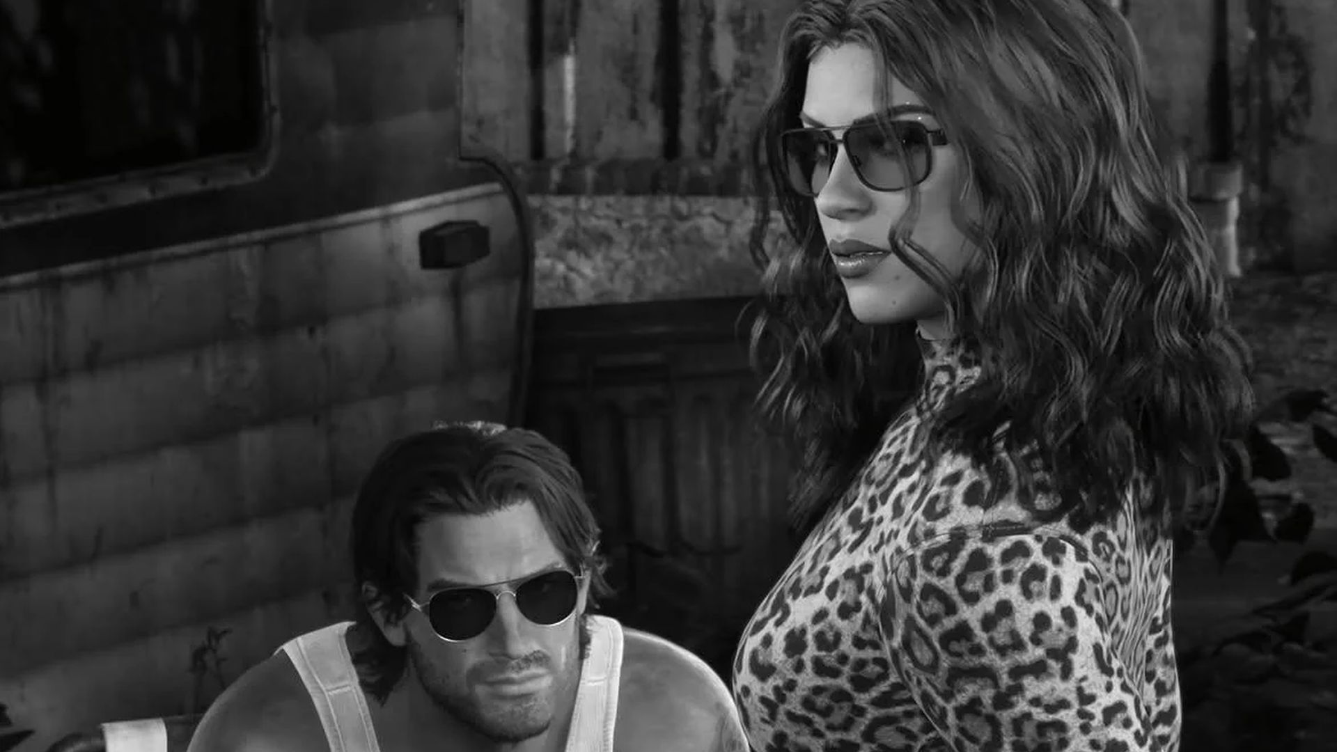 Artwork aus GTA 6 mit den Protagonisten Lucia und Jason