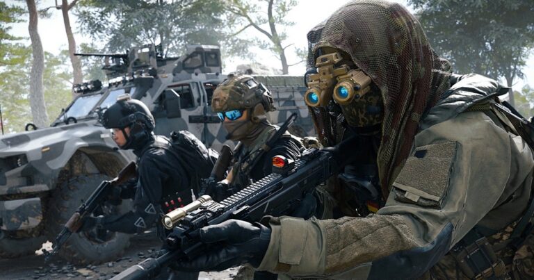 Gameplay scene from Call of Duty: Modern Warfare 4's DMZ mode