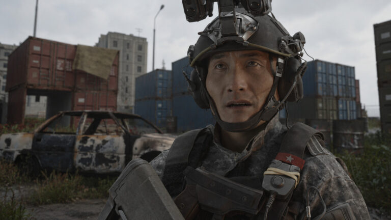 Artwork for Call of Duty: Modern Warfare 4 with a multiplayer scene on the Shipment map