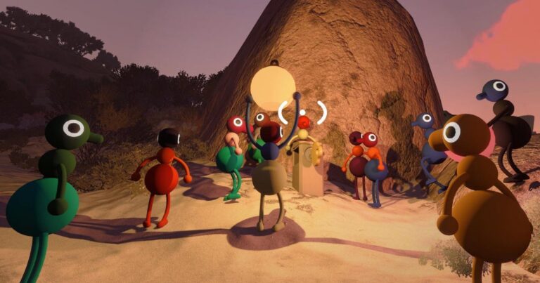 Key Art zu Big Walk, dem Koop-Puzzle-Spiel von House House