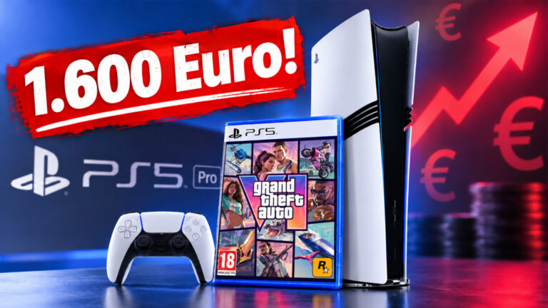 Artwork for the overpriced PS5 Pro bundle with GTA 6 from retailer Otto