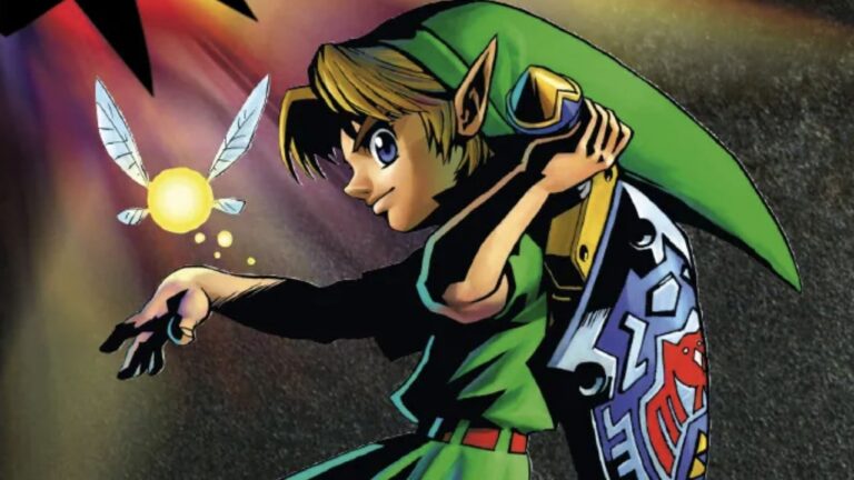 Artwork for The Legend of Zelda: Majora's Mask featuring the mask prominently