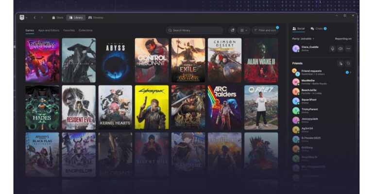 Der neue Epic Games Launcher in der Preview-Version