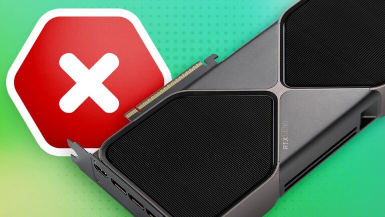 Teaser image for the report on the possible end of production for the Nvidia GeForce RTX 5090