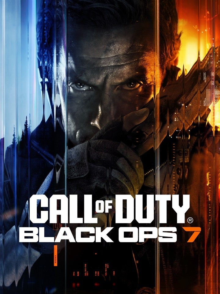 Key Art von Call of Duty: Black Ops 7 mit einem Soldaten im Porträt
