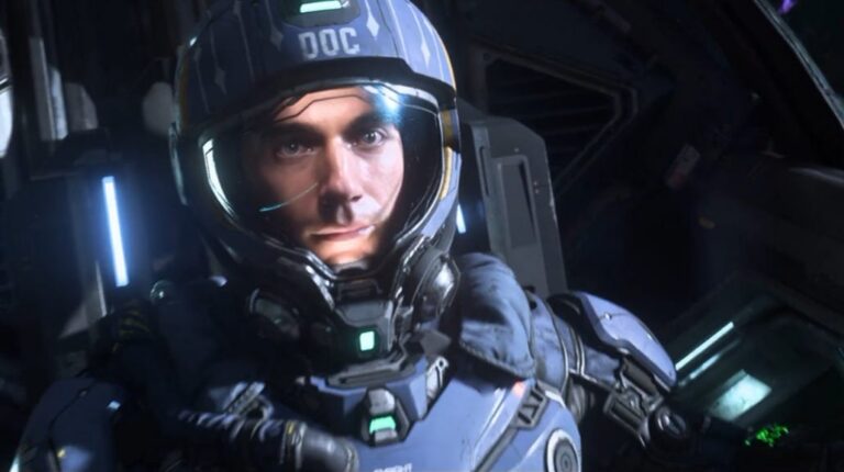 Scene from the new cinematic trailer for Squadron 42